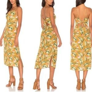 Sincerely‎ Jules Tiki Palm Midi Slip Dress